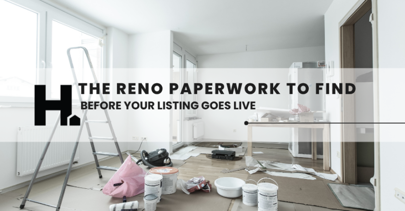 The Renovation Paperwork to Find Before You List